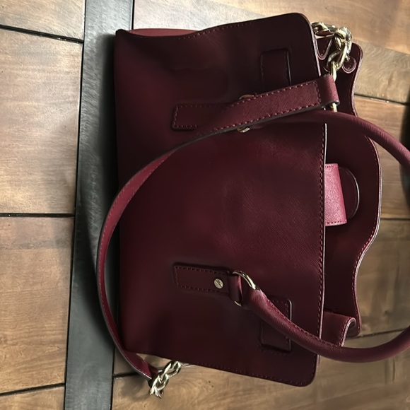 Michael Kors Maroon Purse - Picture 5 of 6